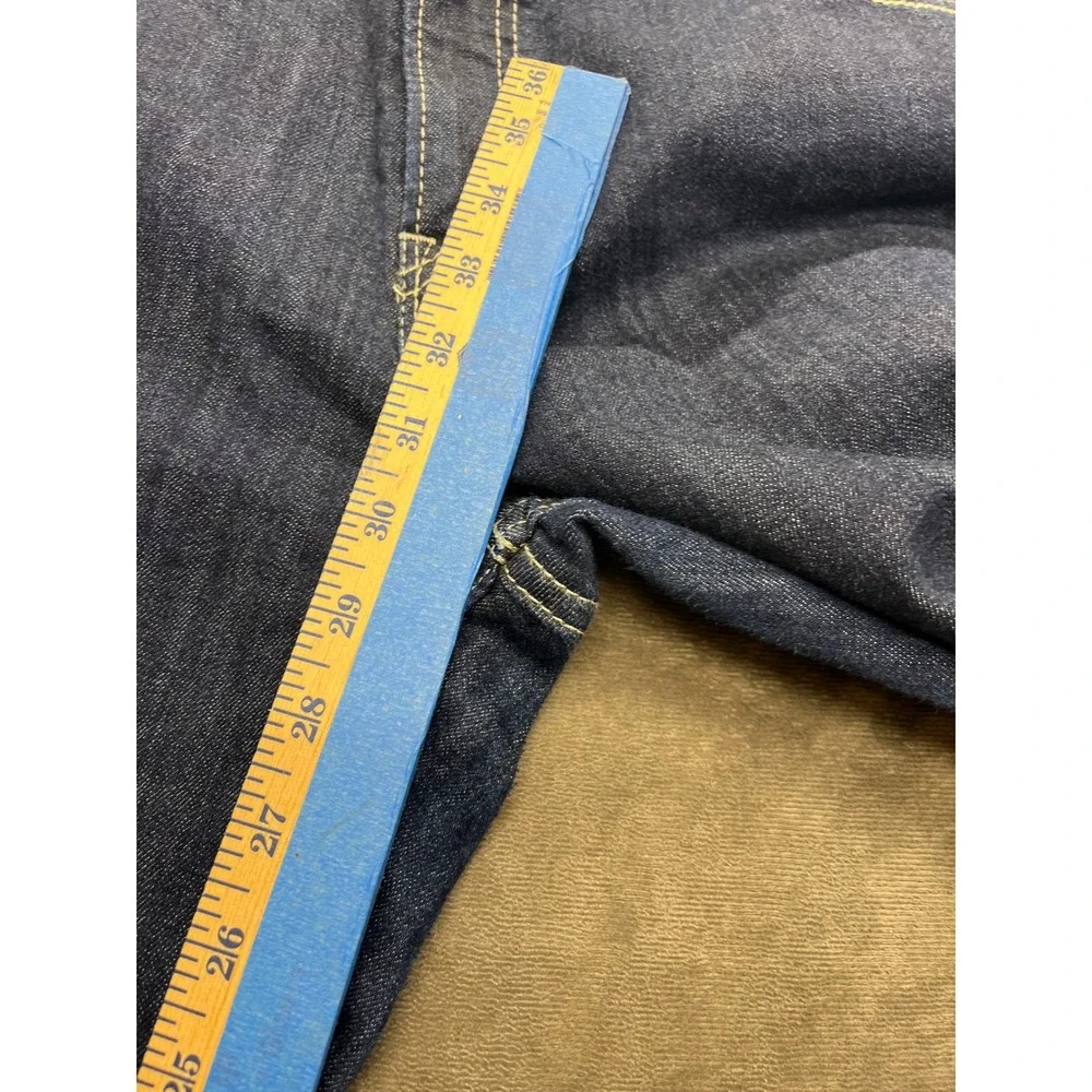 Levis Mid Rise Skinny Jeans Womens 18W Indigo Blue Denim Stretch 1233‎